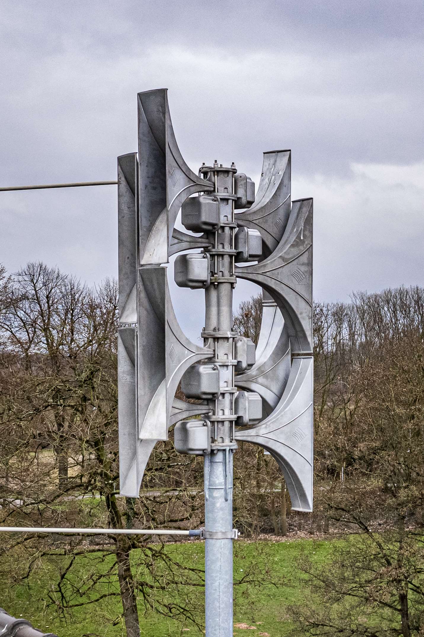 Luftaufnahme der Feuerwehr Neuss